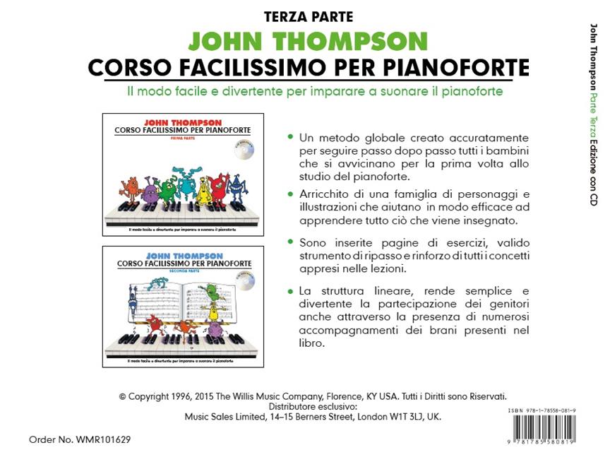 John Thompson's Corso Facilissimo per Pianoforte 3